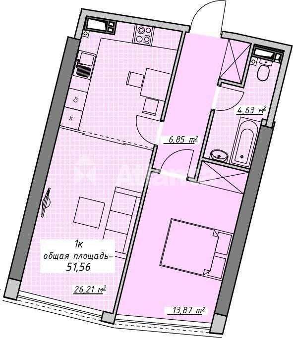 Квартира на ЖК Атмосфера в Одесі, ID 332755, фото №9