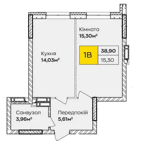 Квартира на ЖК Синергія Київ в Києві, ID 321744, фото №9