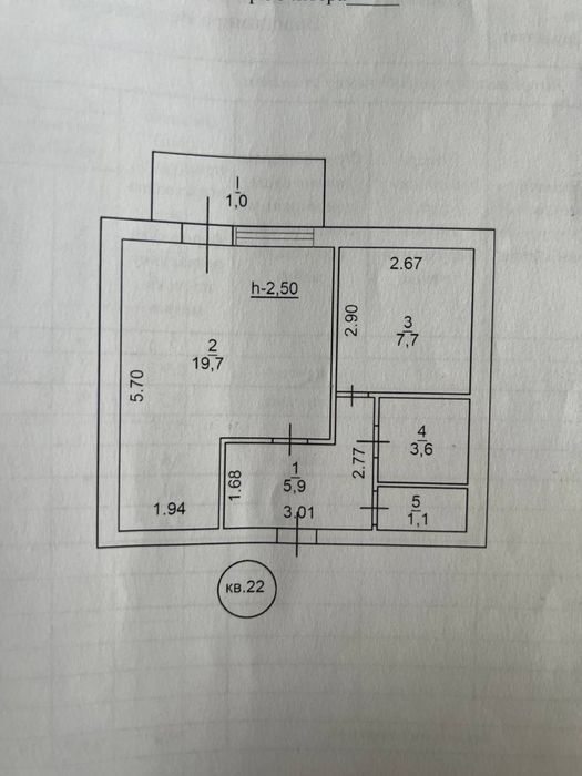 Квартира на вул. Добровольського, 130 в Одесі, ID 321575, фото №7