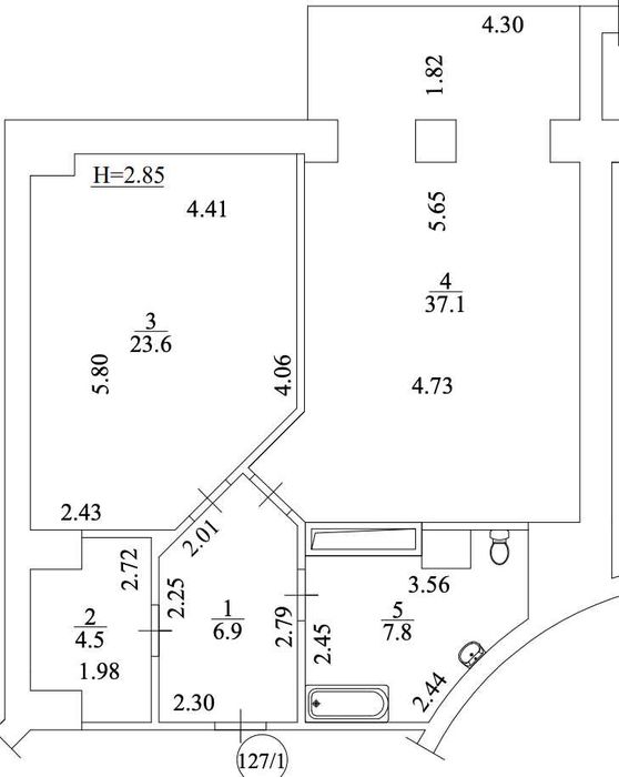 Квартира на бул. Миколи Міхновського, 14-16 в Київ, ID 321646, фото №4