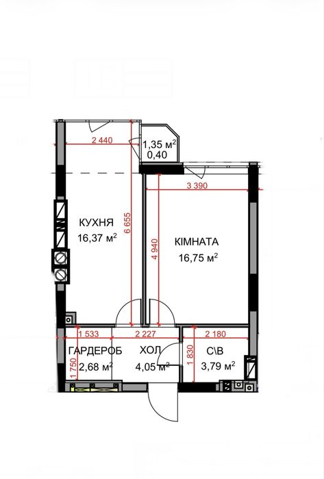 Квартира на вул. Прорізна в Києві, ID 321625, фото №5