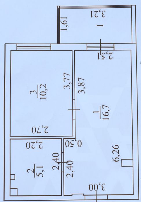 Квартира на Хаджибейський в Одеса, ID 321598, фото №2