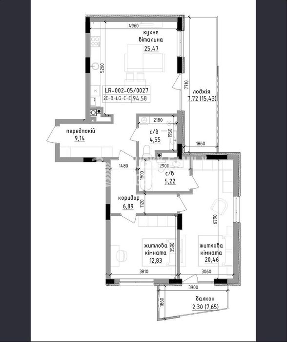 Квартира на вул. В.Гаджеги, 1 в Ужгороді, ID 321474, фото №7