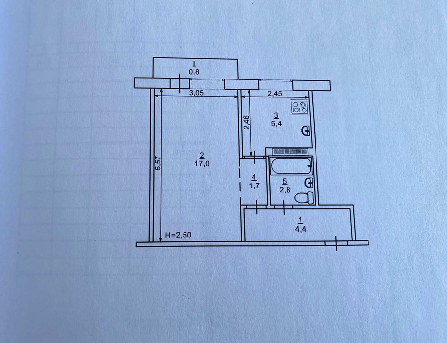 Квартира на вул. Грицевця в Кривому Розі, ID 321308, фото №6