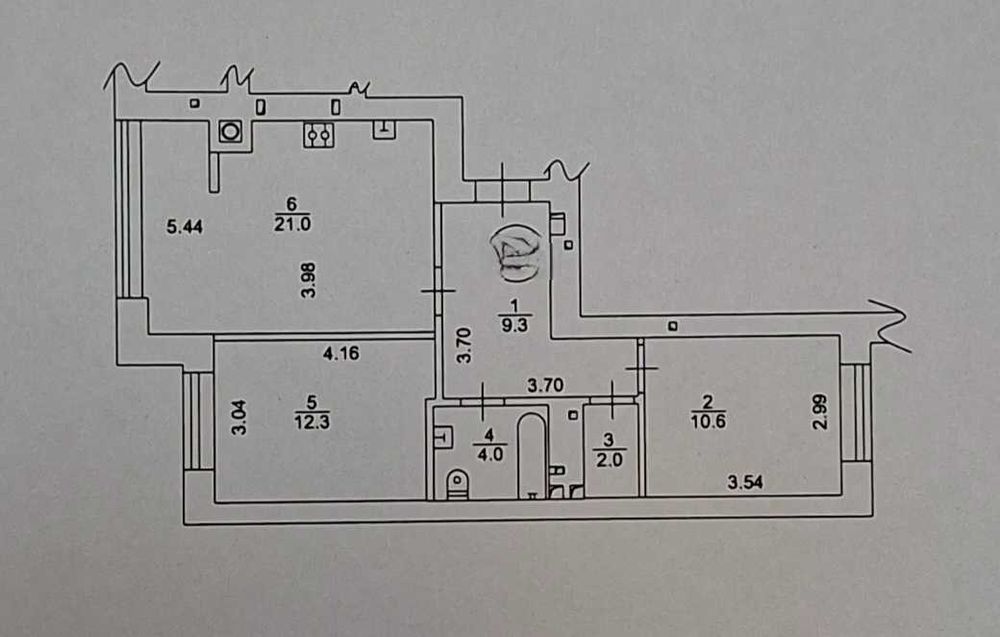Квартира на вул. Щастя, 7 в Києві, ID 321307, фото №20