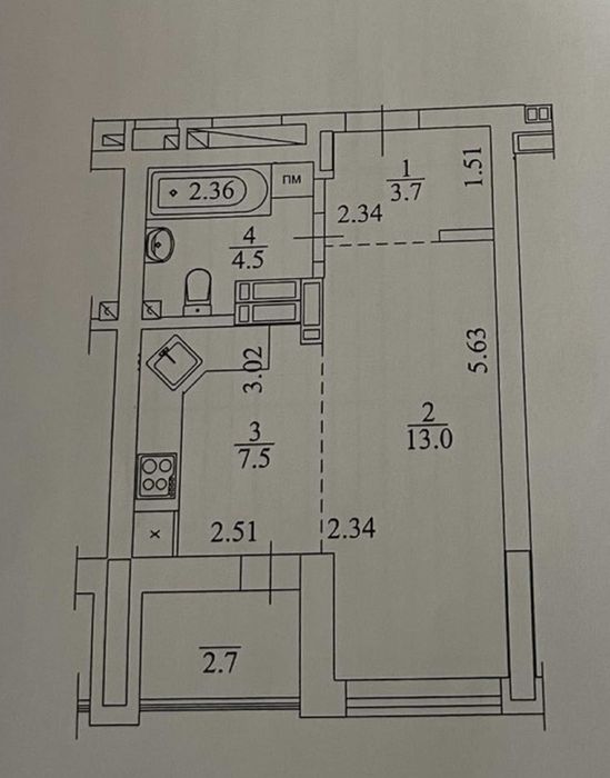 Квартира на вул. Л. Українки, 3 в Києві, ID 320934, фото №14