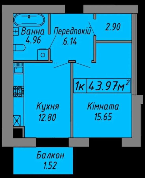 Квартира на ЖК Скандинавія в Івано-Франківськ, ID 320933, фото №2