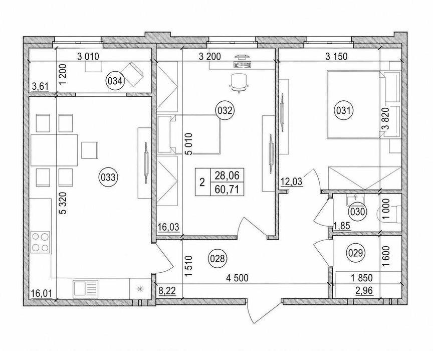 Квартира на вул. Максимовича Михайла, 24 в Києві, ID 320903, фото №10