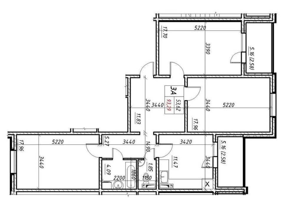 Квартира на вул. Коноплянська, 22 в Києві, ID 320888, фото №7