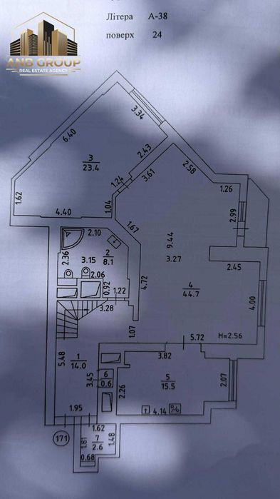 Квартира на вул. Срибнокильська, 1 в Києві, ID 320867, фото №23