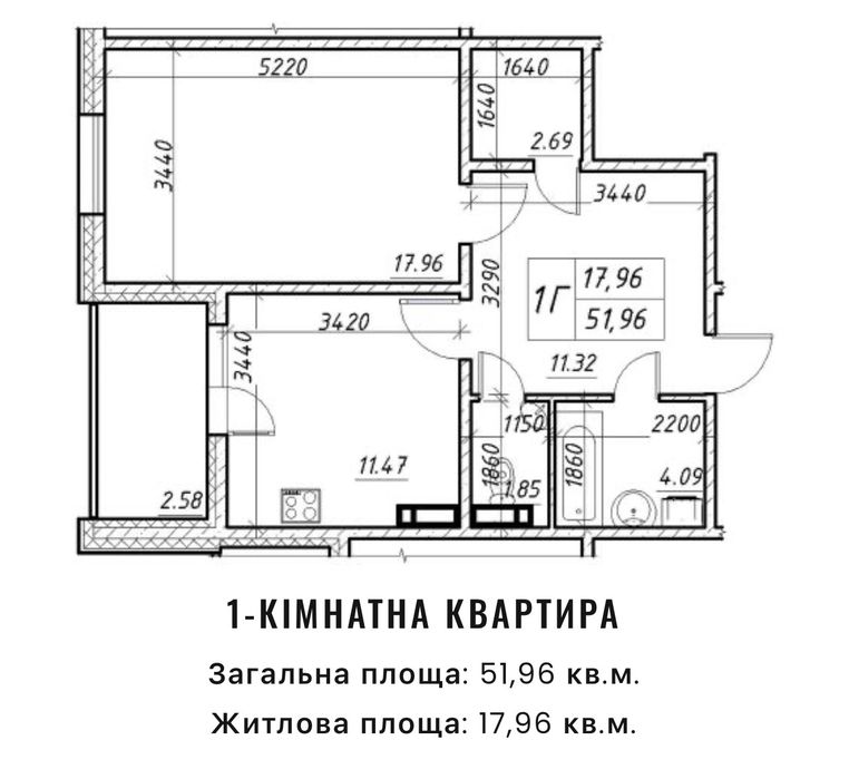 Квартира на ЖК «Навігатор 2» в Київ, ID 320845, фото №2