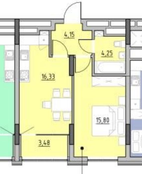Квартира на ЖК Nordica Residence в Київ, ID 320713, фото №2