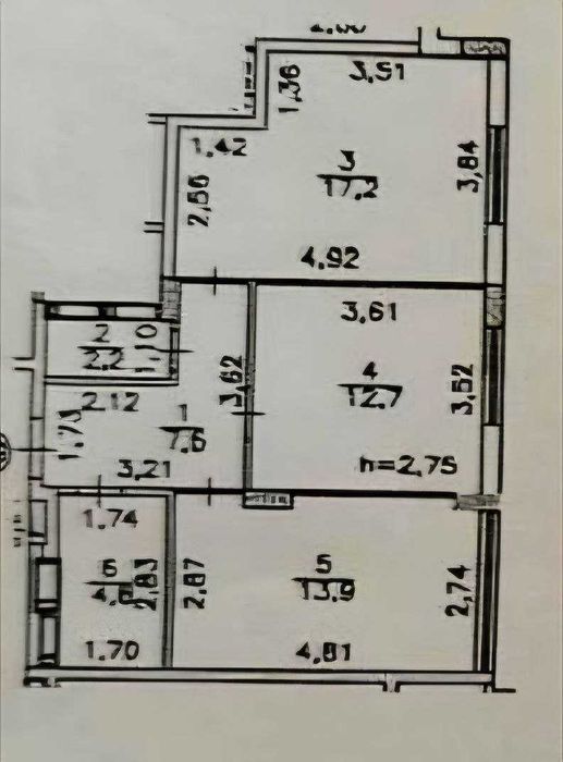 Квартира на вул. Університетська, 3/9 в Києві, ID 320604, фото №23