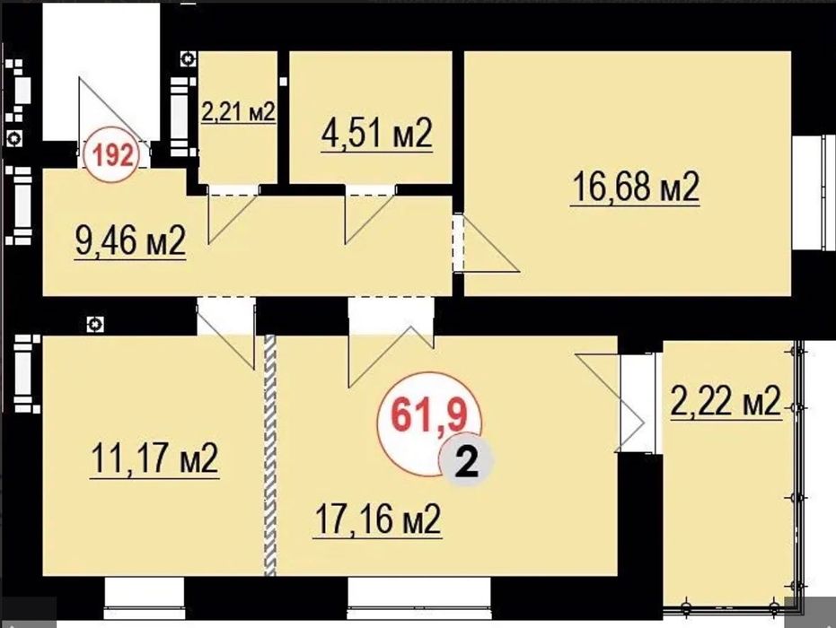 Квартира на ЖК Віденський в Івано-Франківськ, ID 320619, фото №2