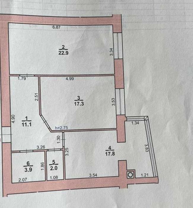 Квартира на вул. Степана Бандери в Хмельницький, ID 320542, фото №2