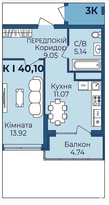 Квартира в Івано-Франківську, ID 320320, фото №16