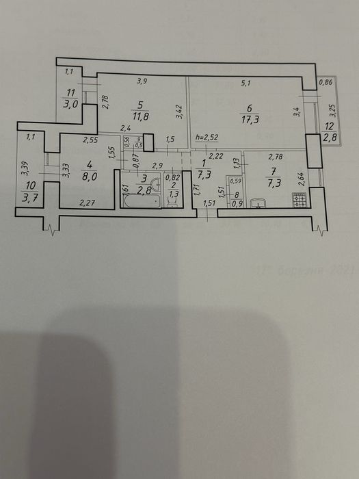 Квартира в Суми, ID 316666, фото №1
