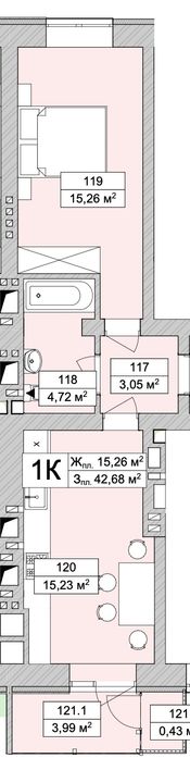Квартира на ЖК Атмосфера лайф в Київ, ID 319208, фото №1