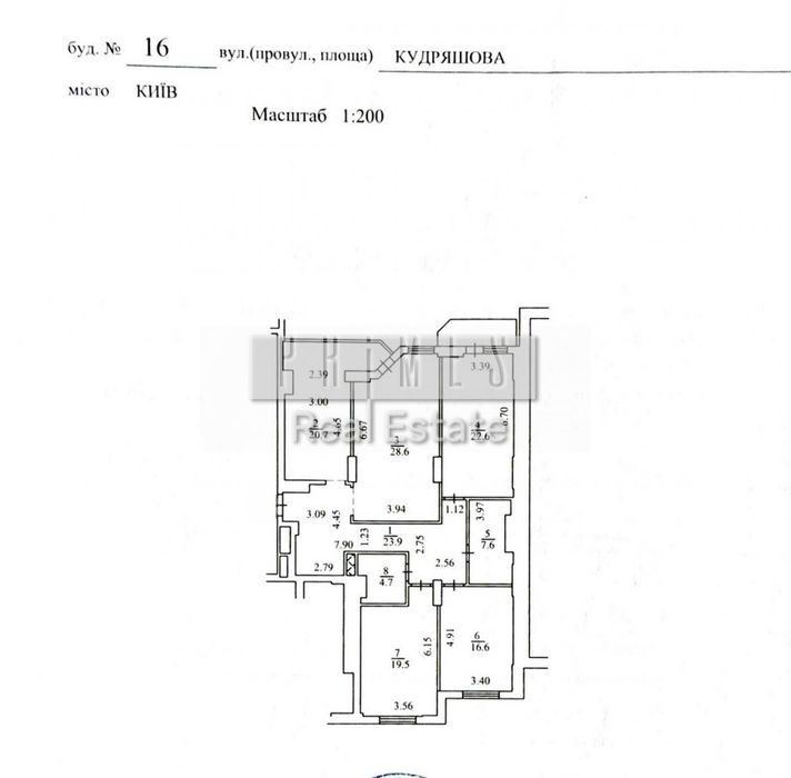 Квартира на вул. Кудряшова, 16 в Києві, ID 378455, фото №24