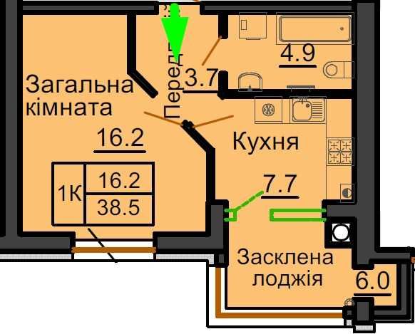 Квартира на ЖК Софія Роял в Київ, ID 318838, фото №2