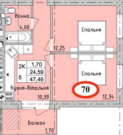 Квартира на ЖК Бургундія 3 в Києві, ID 318842, фото №19