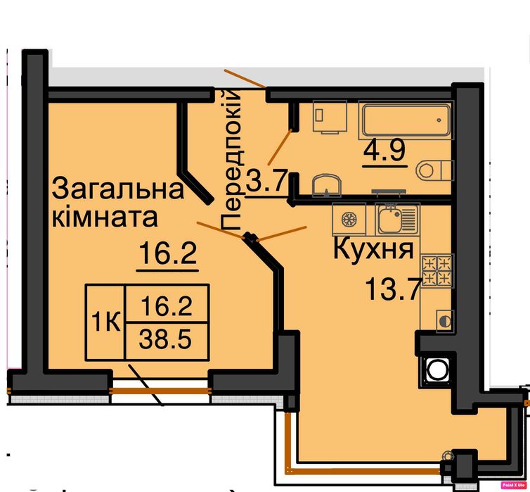 Квартира на ЖК Софія Роял в Києві, ID 318191, фото №1