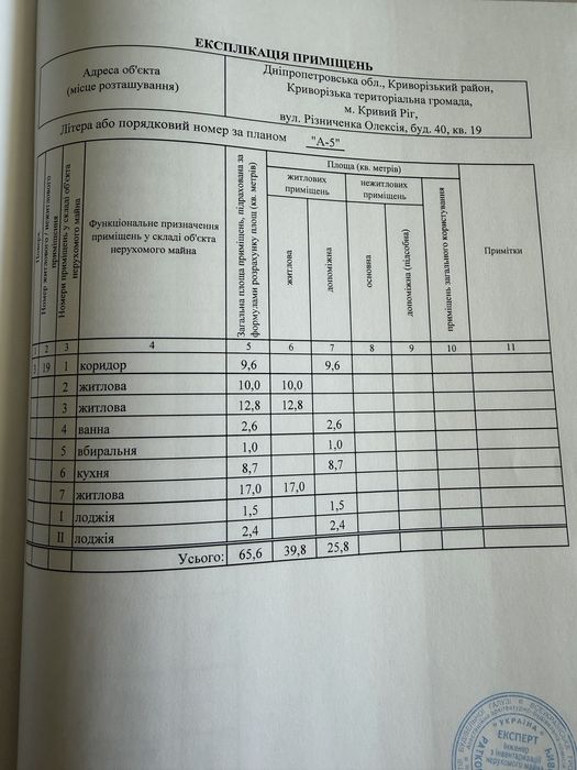 Квартира на вул. Олексія Різниченко, 40 в Кривий Ріг, ID 318799, фото №2