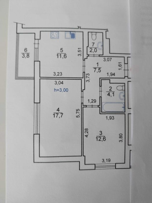 Квартира на вул. Миколи Гулака, 2а в Києві, ID 318630, фото №1