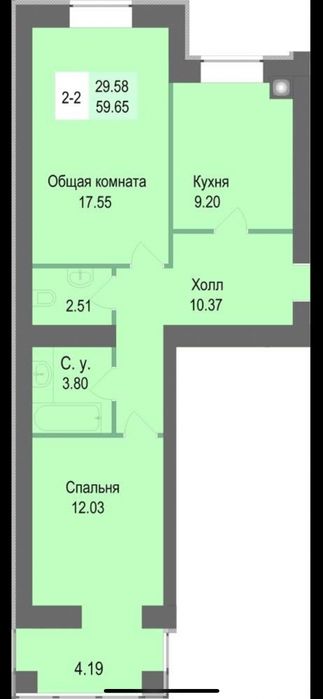 Квартира на Софіївська Борщагівка в Києві, ID 318588, фото №2