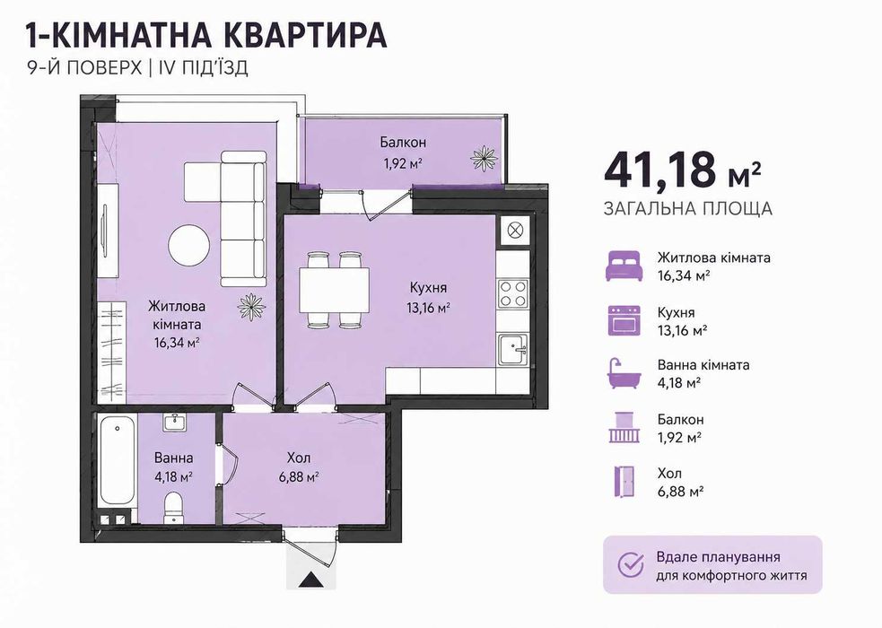 Квартира в Чернівці, ID 329156, фото №1