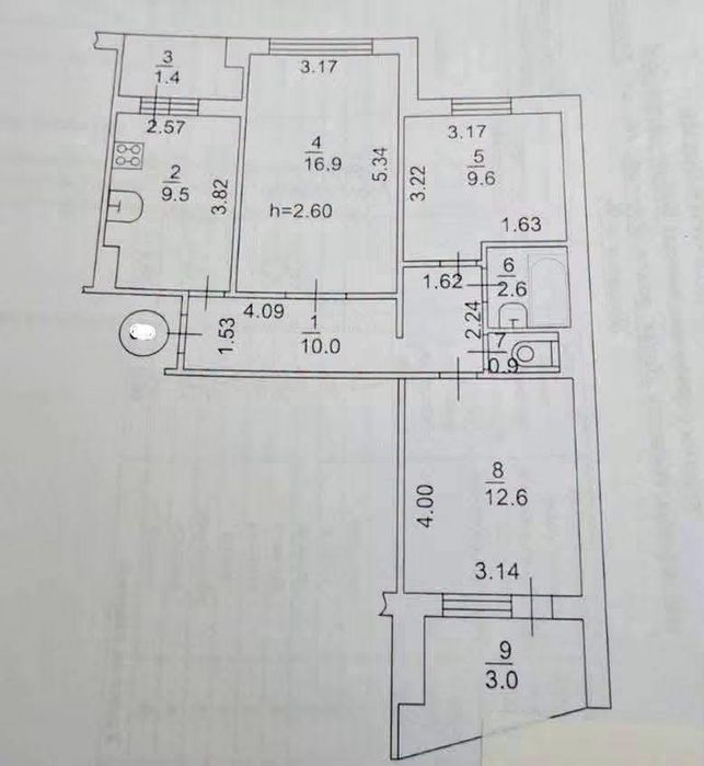 Квартира на вул. Воїнів Афганців в Луцьку, ID 318302, фото №14
