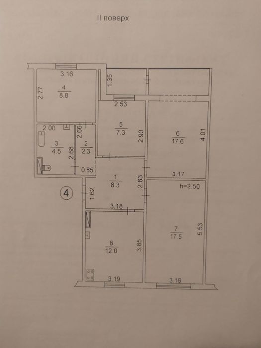 Квартира на вул. Кургузова, 2 в Києві, ID 318107, фото №20