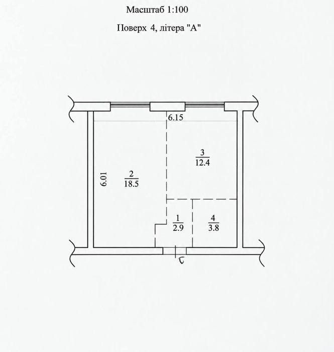 Квартира на вул. Кузьми Скрябіна, 1 в Києві, ID 318060, фото №23