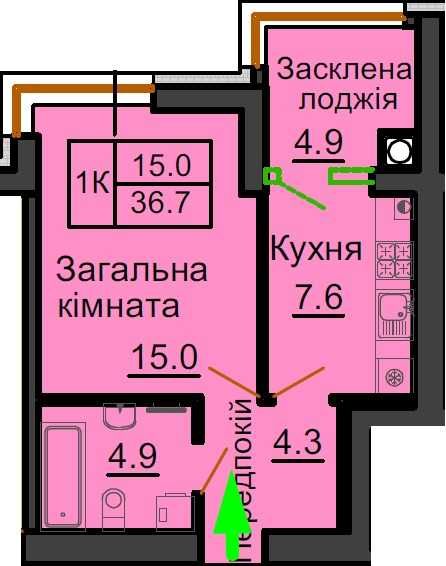 Квартира на ЖК Софія Роял в Києві, ID 318003, фото №2