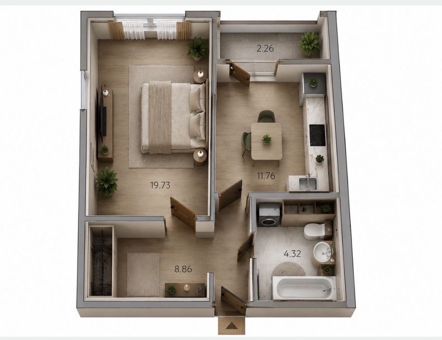 Квартира на вул. Коноплянська, 22 в Києві, ID 317906, фото №8