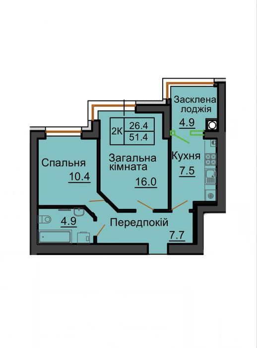 Квартира на ЖК Софія Роял в Києві, ID 317790, фото №1