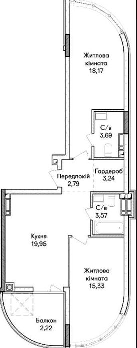 Квартира на Синергія Сіті в Києві, ID 318085, фото №6