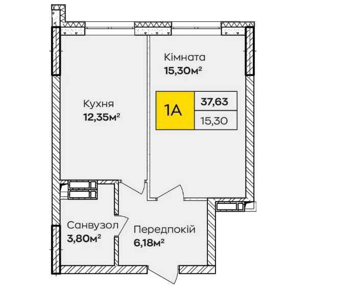 Квартира на біля метро Позняки в Київ, ID 325063, фото №4