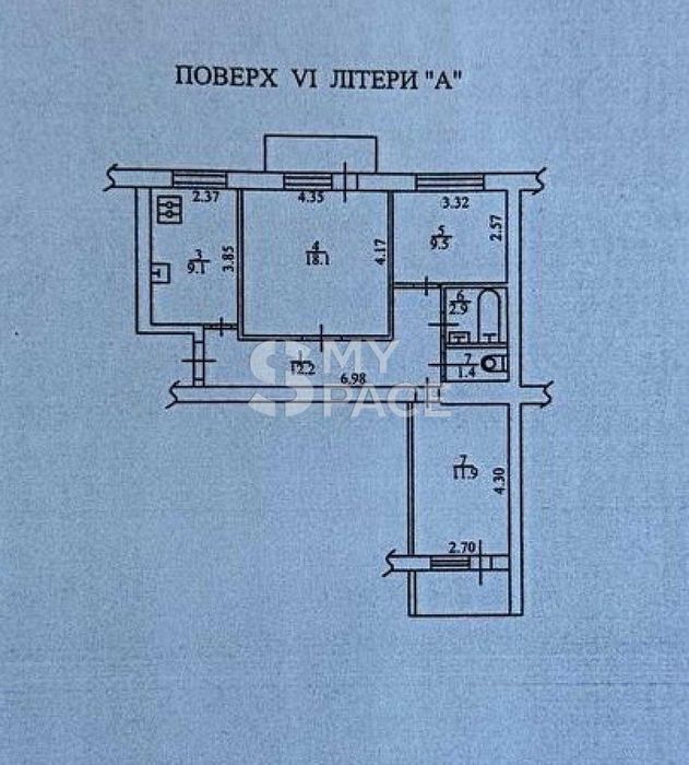 Квартира на Харківське шосе, 21/6 в Києві, ID 325652, фото №9