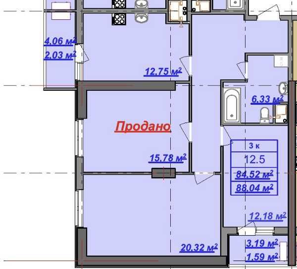 Квартира на 16 ст Фонтана в Одесі, ID 326079, фото №9