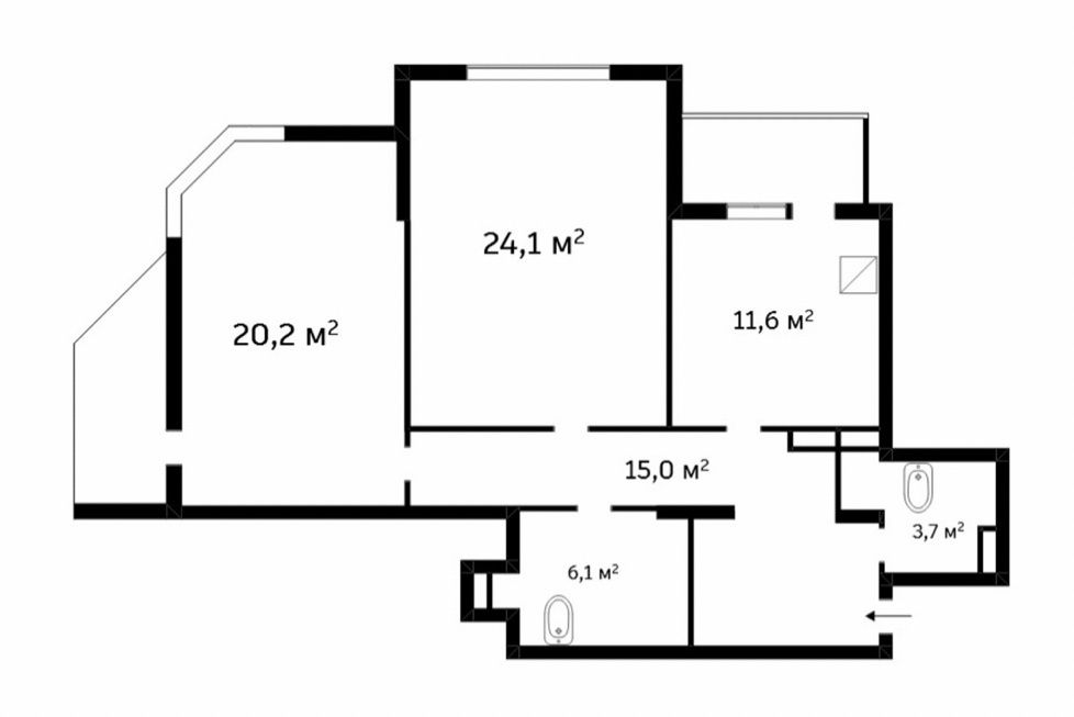 Квартира на ЖК Паркова Вежа в Київ, ID 326068, фото №1