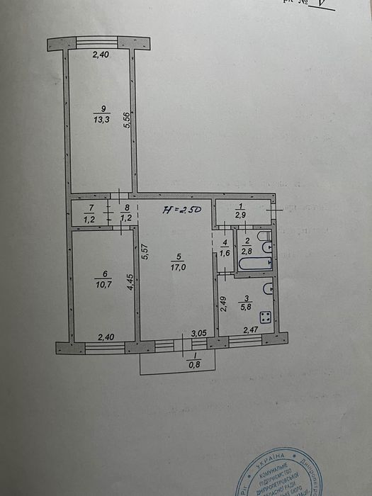 Квартира на вул. В.Матусевича в Кривий Ріг, ID 326120, фото №2