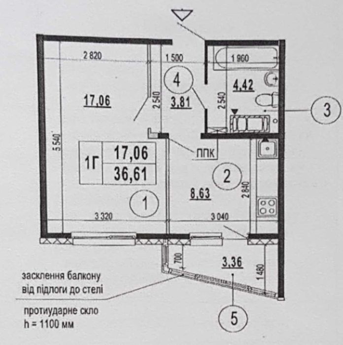 Квартира на Дарницький в Київ, ID 326222, фото №1