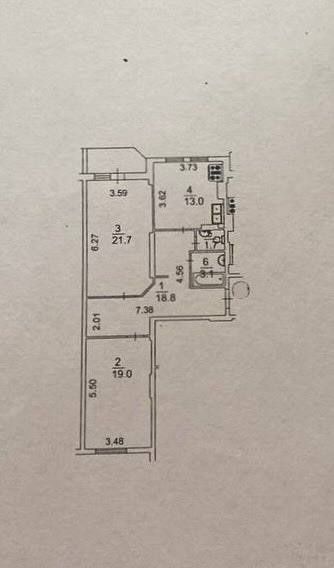 Квартира на пров. Коломийський, 17/31а в Києві, ID 326212, фото №24
