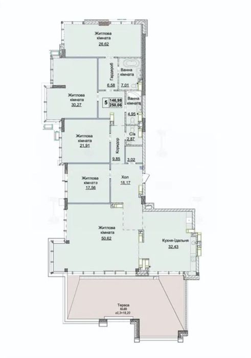 Квартира на вул. Верхогляда, 26 в Київ, ID 326452, фото №3