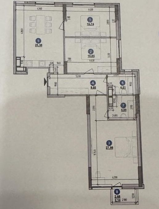 Квартира на вул. Євгенія Коновальця, 30 в Києві, ID 327490, фото №13