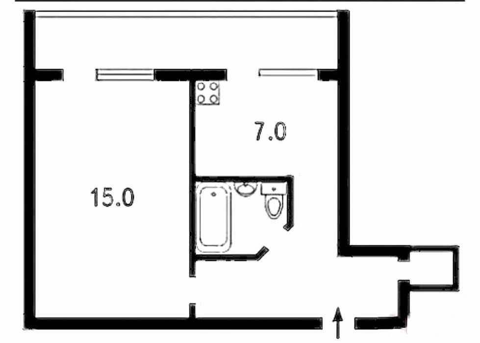 Квартира на вул. Івана Миколайчука, 9 в Києві, ID 327680, фото №19