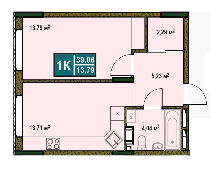 Квартира на ЖК «Комфорт Холл» в Київ, ID 328217, фото №2