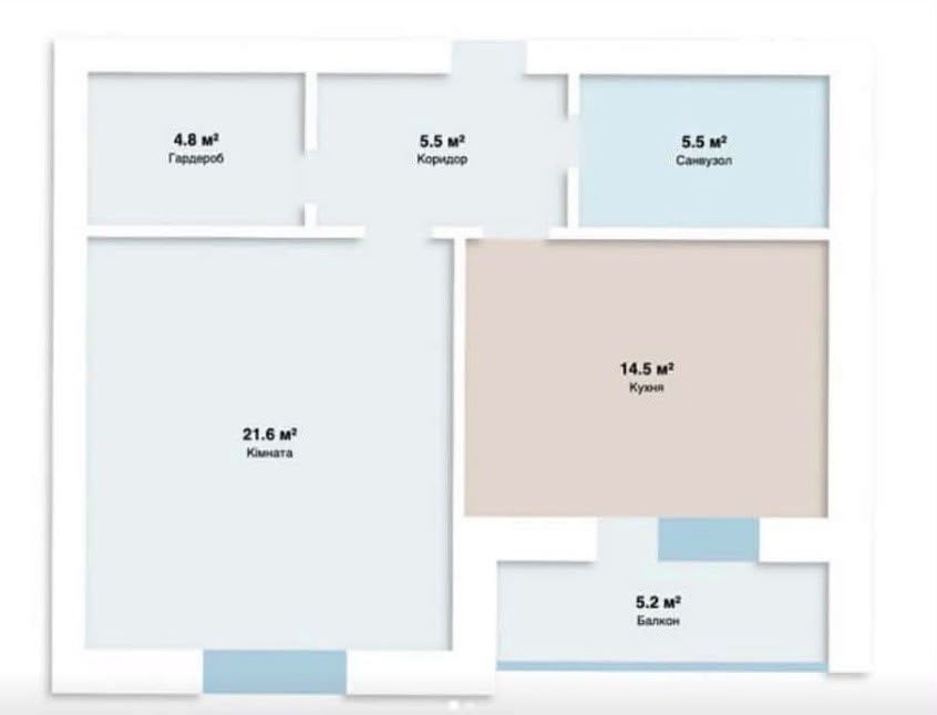 Квартира на вул. Ясногорська, 16г в Київ, ID 328275, фото №3