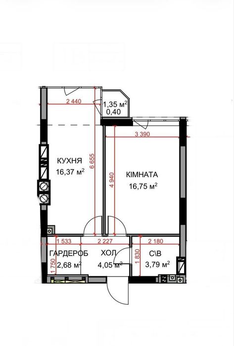 Квартира на ЖК на Прорізній в Київ, ID 328280, фото №2